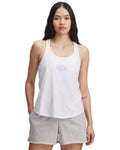 Women's UA Lockertag Wordmark Tank null - White