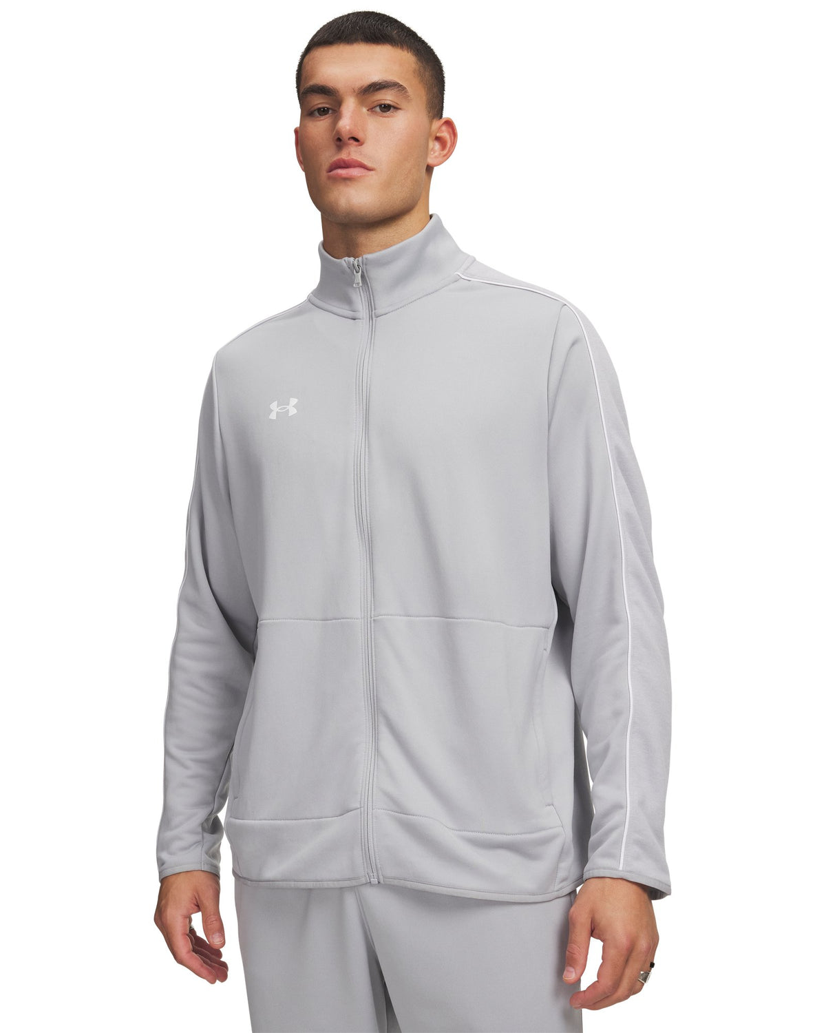 UA Command Men's Warm-Up Full Zip - Gray
