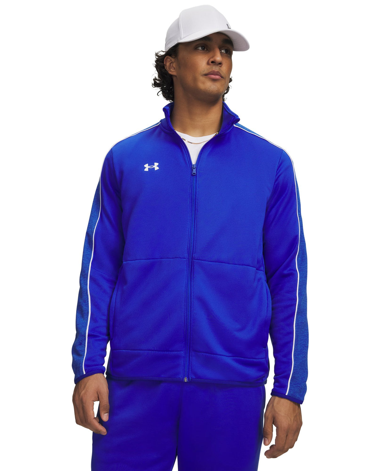 UA Command Men's Warm-Up Full Zip - Blue