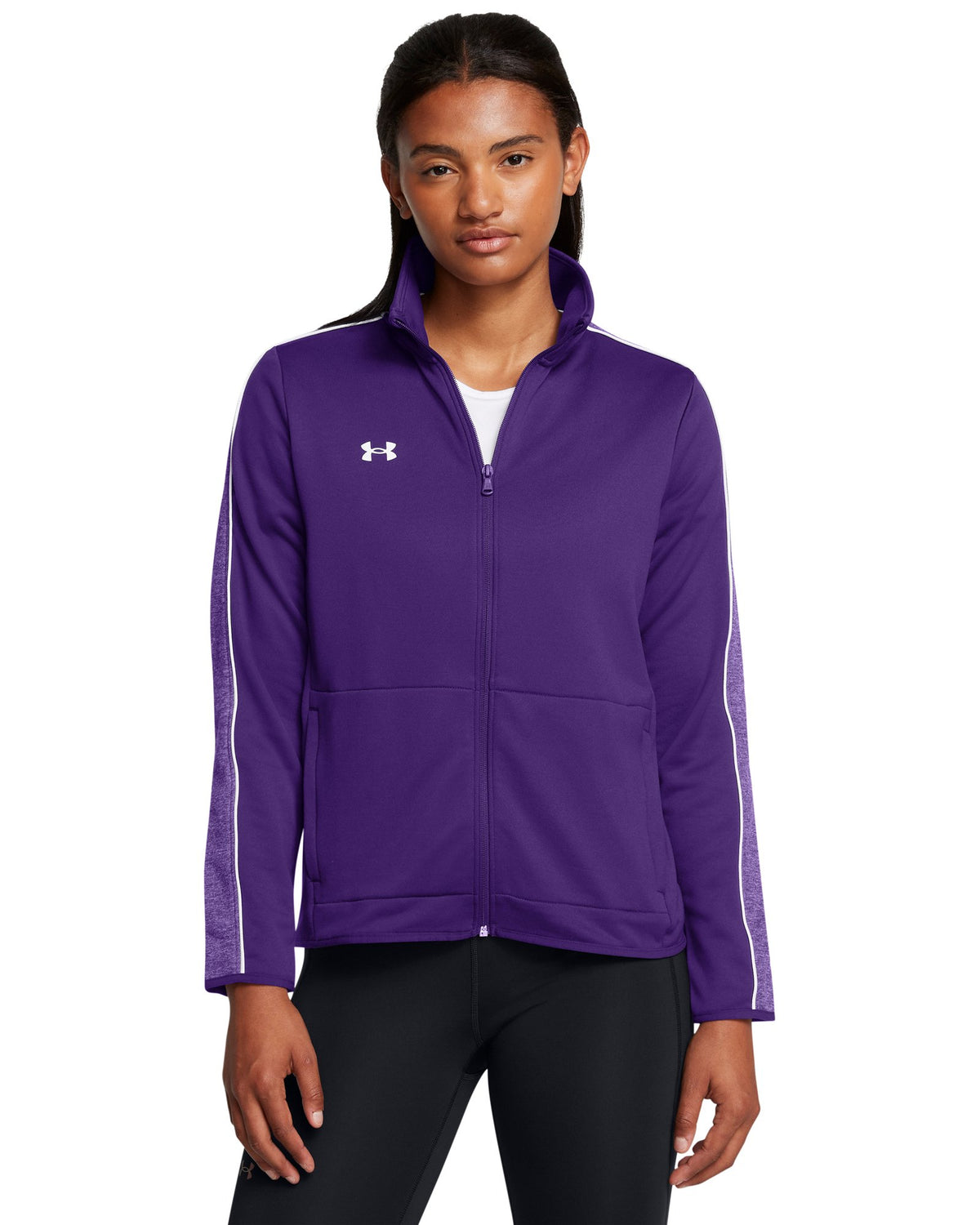 UA Command Warm Up Women's Full-Zip - Purple
