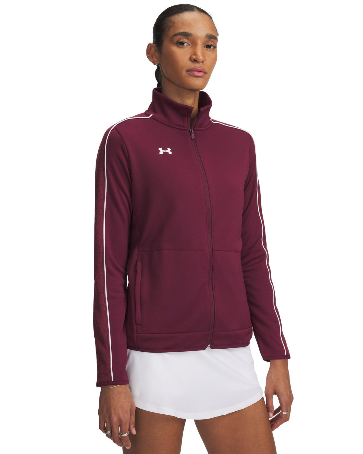 UA Command Warm Up Women's Full-Zip - Red