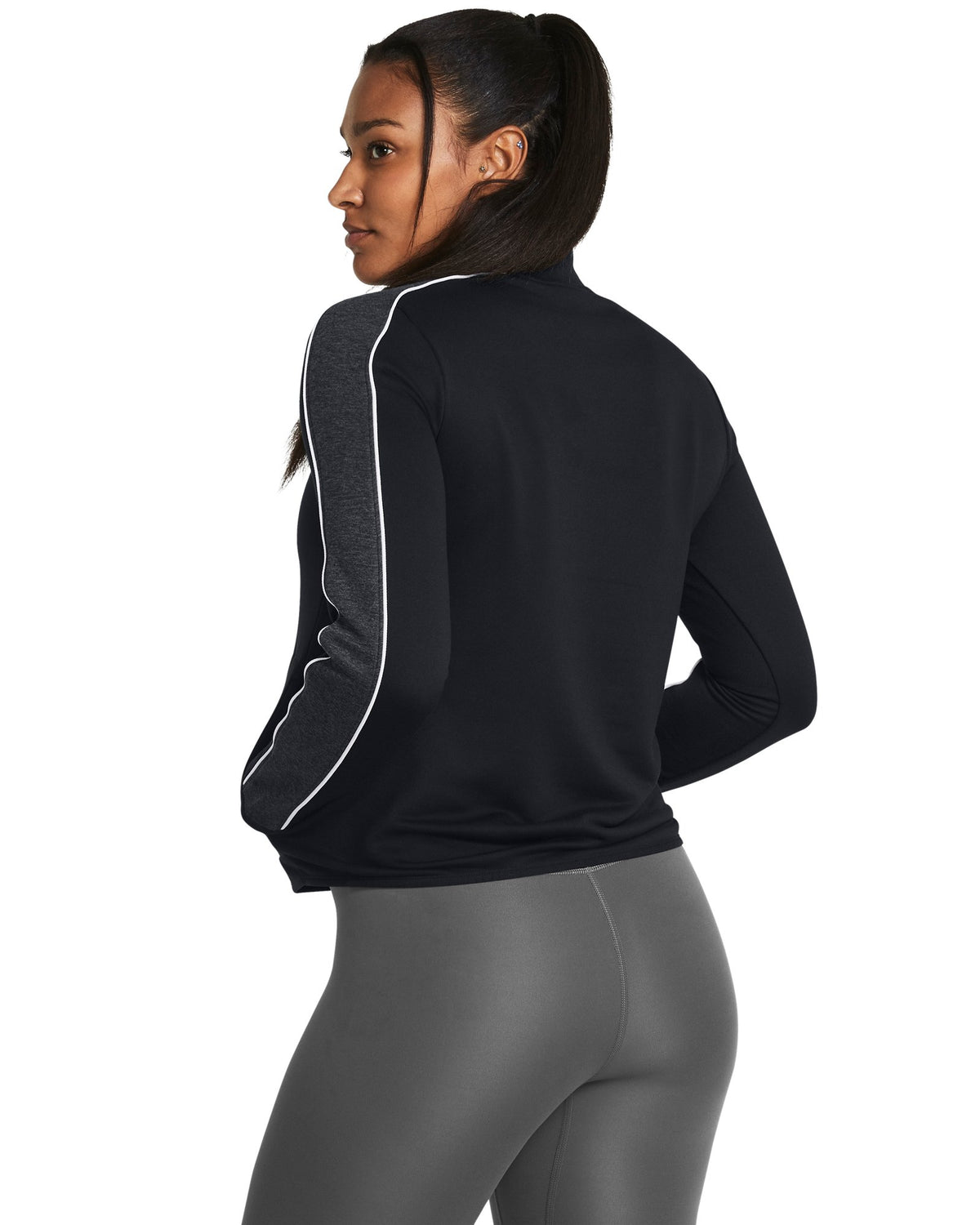 UA Command Women's Warm Up ¼ Zip - Black