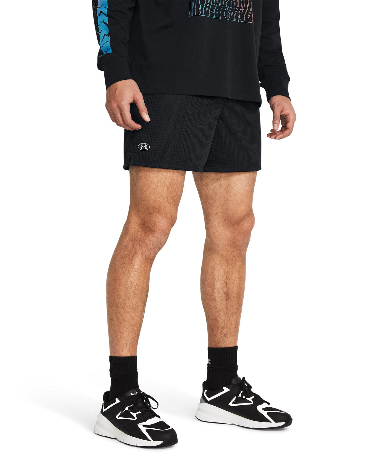 UA Icon Mesh Men's 5" Shorts - Black
