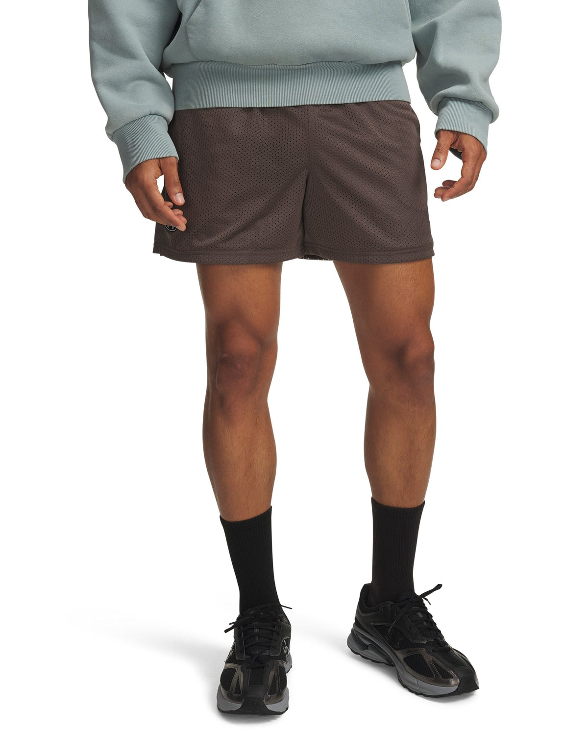 UA Icon Mesh Men's 5" Shorts - Brown