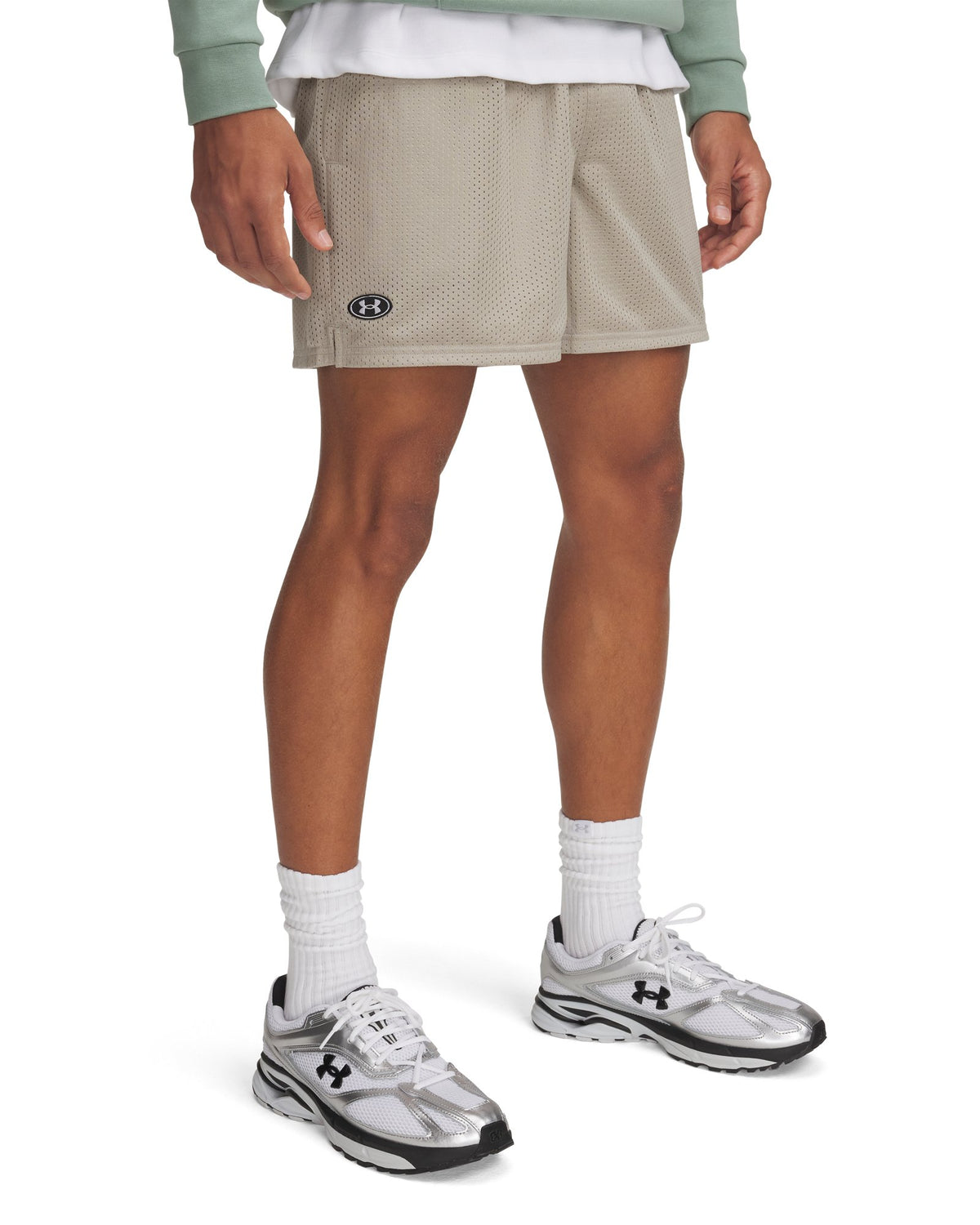 UA Icon Mesh Men's 5" Shorts - Brown