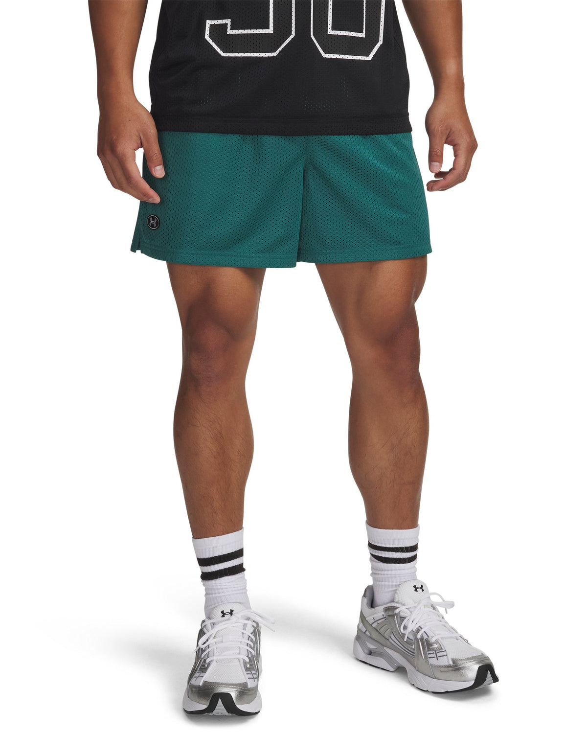 UA Icon Mesh Men's 5" Shorts - Green