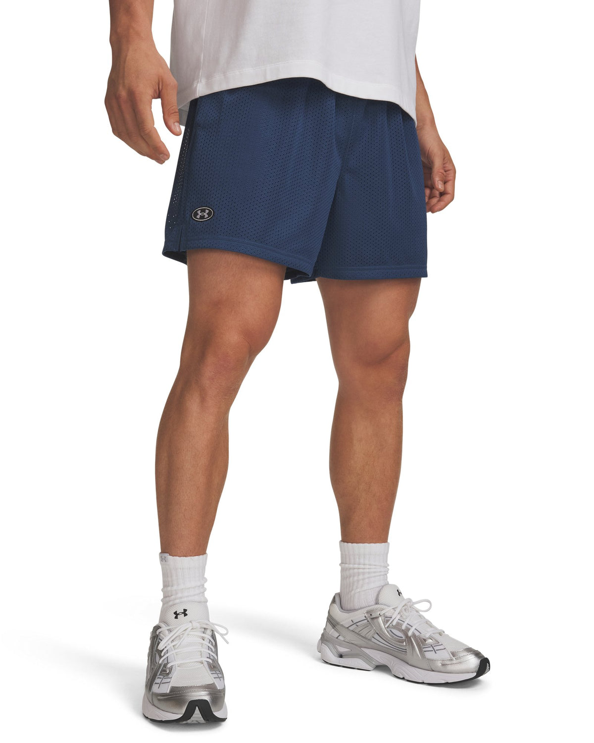 UA Icon Mesh Men's 5" Shorts - Blue