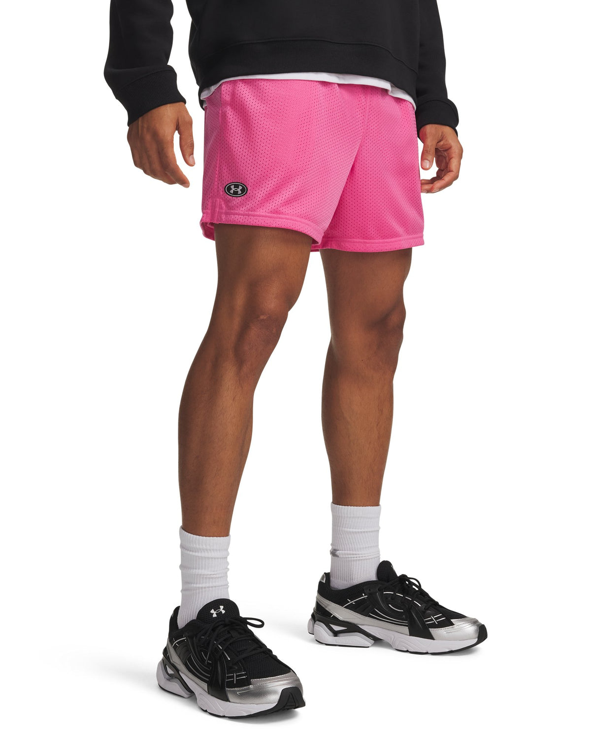 UA Icon Mesh Men's 5" Shorts - Pink