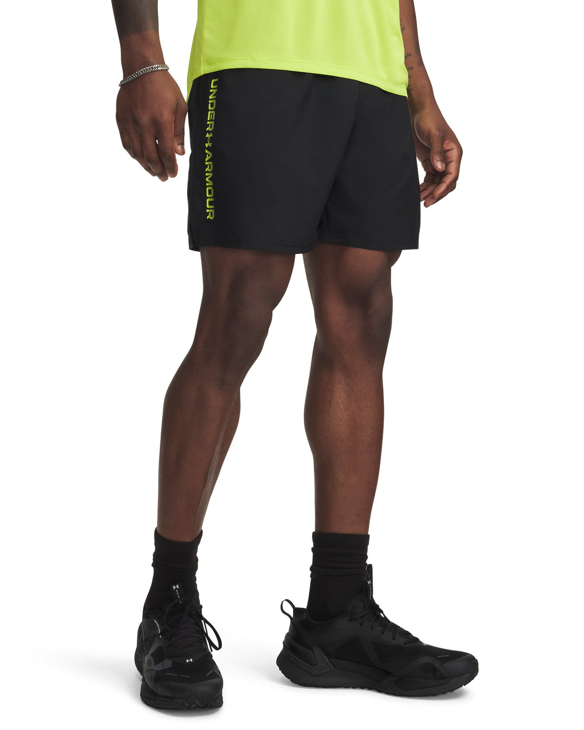UA Tech™ Woven Wordmark Men's 8.25" Shorts - Black