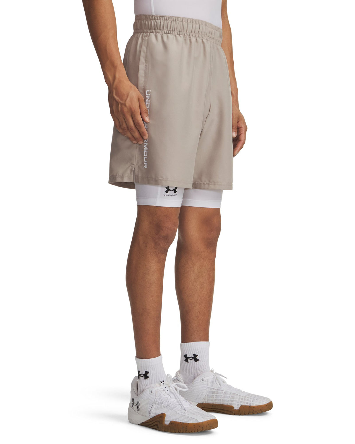 UA Tech™ Woven Wordmark Men's 8.25" Shorts - Brown