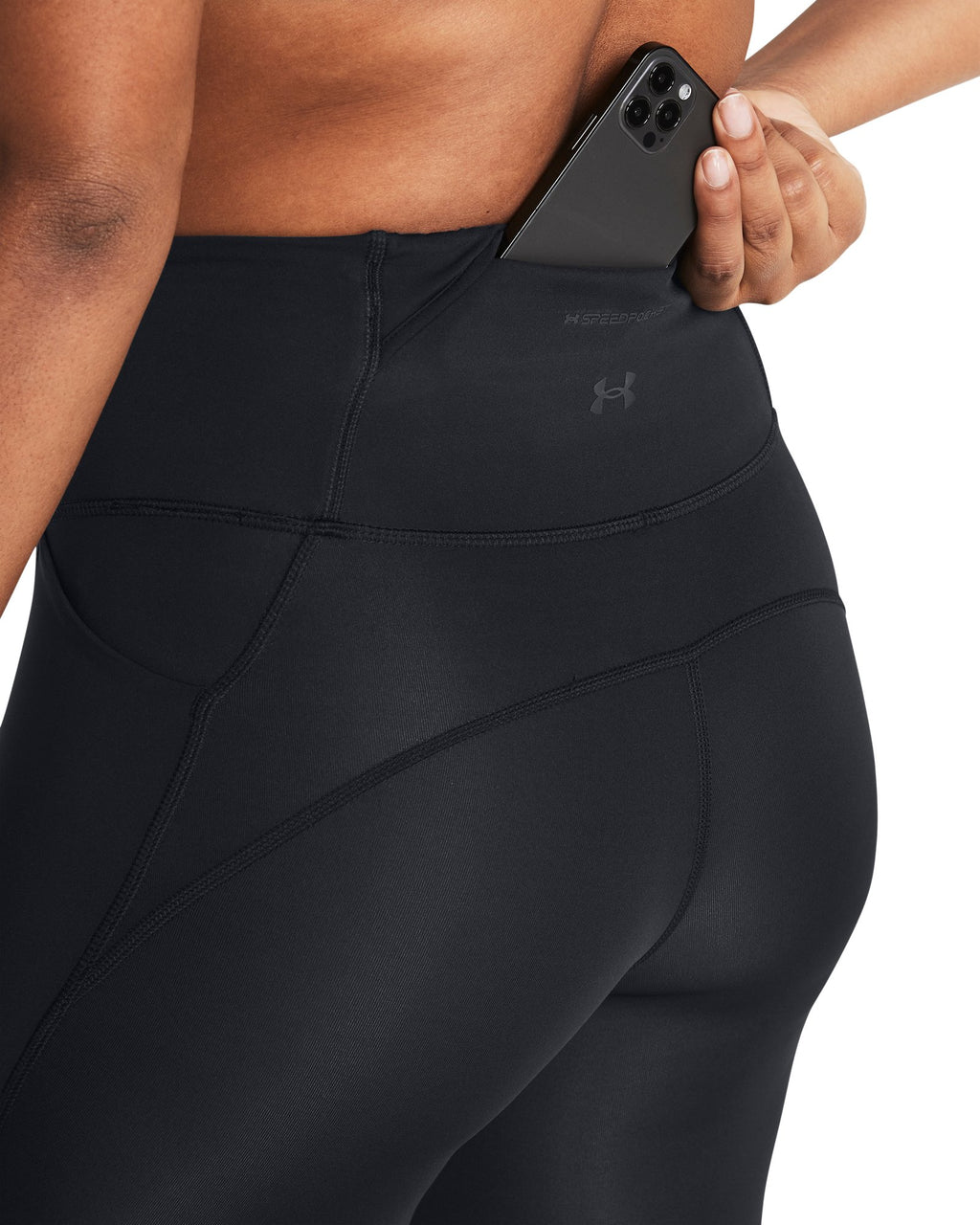 UA Launch Elite Women's Ankle Tights - Black