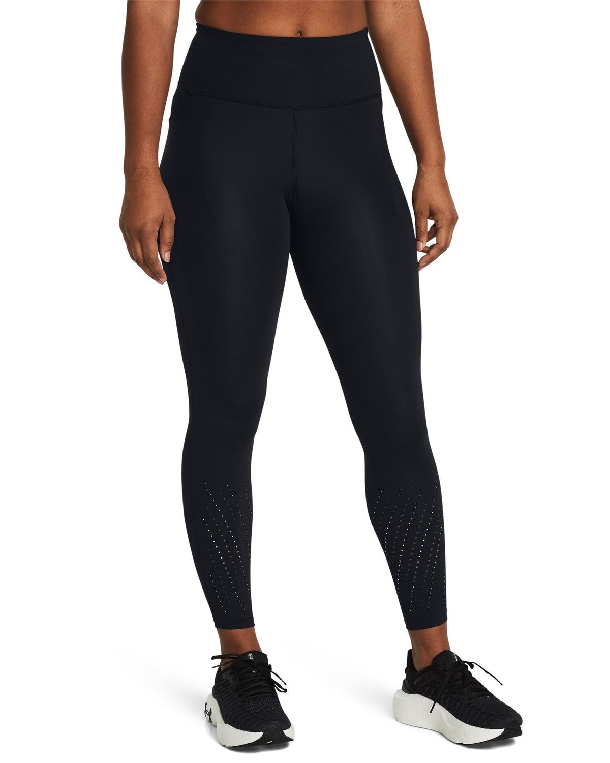 UA Launch Elite Women's Ankle Tights - Black