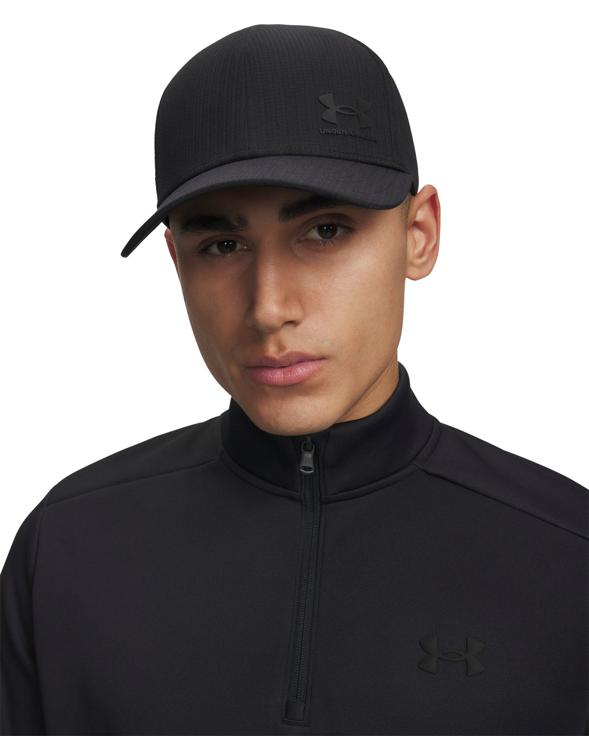 UA ArmourVent Low Men's Adjustable Cap - Black