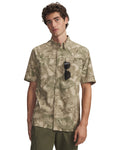 UA Fish Pro Hybrid Printed Men's Short Sleeve - Brown