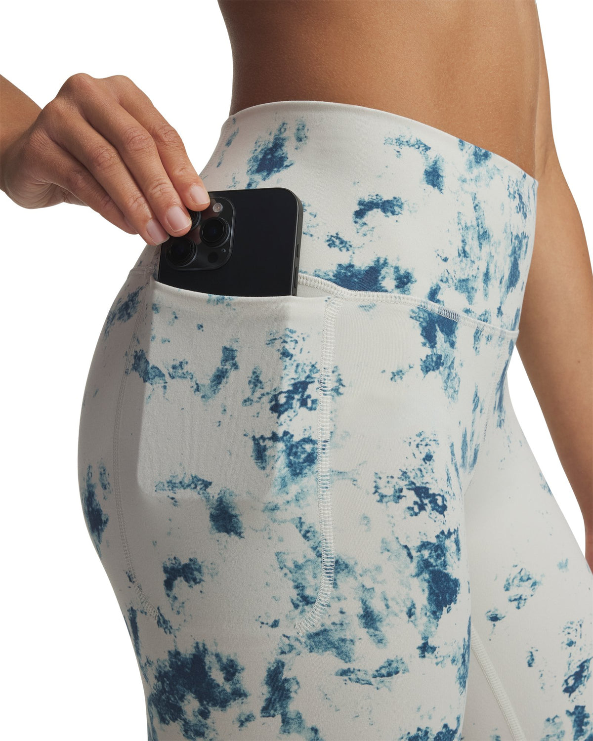 UA Meridian Printed Women's Leggings - White