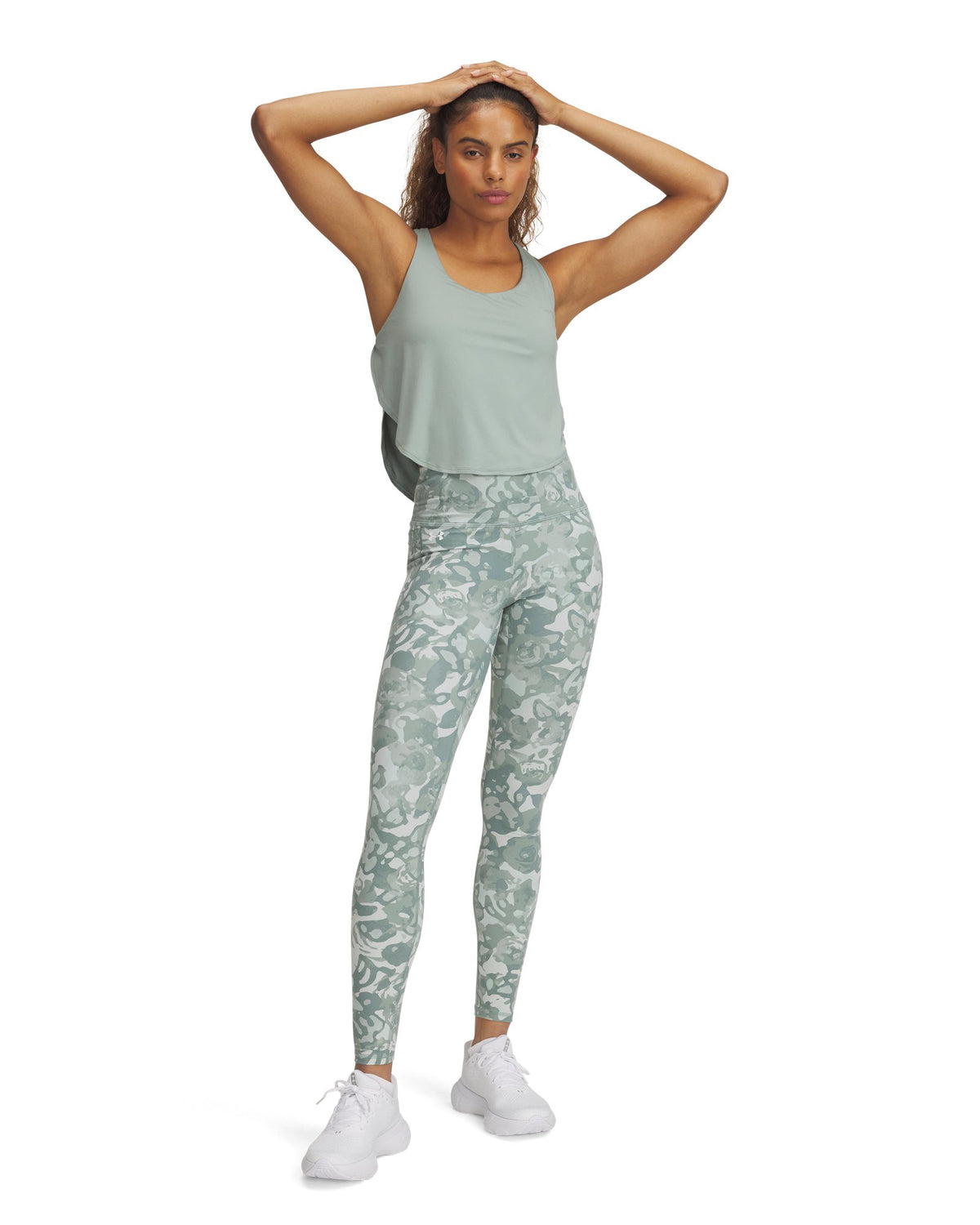 UA Motion Printed Women's Leggings - Green
