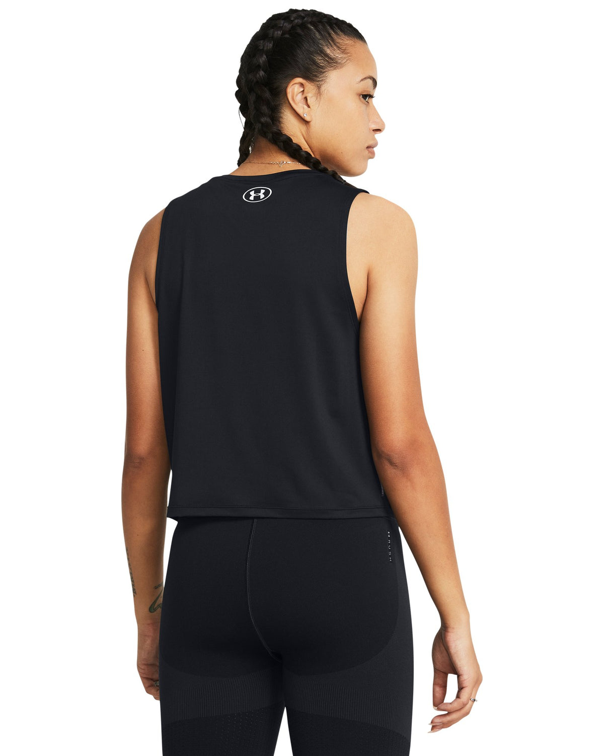 UA Vanish Energy Women's Crop Tank - Black