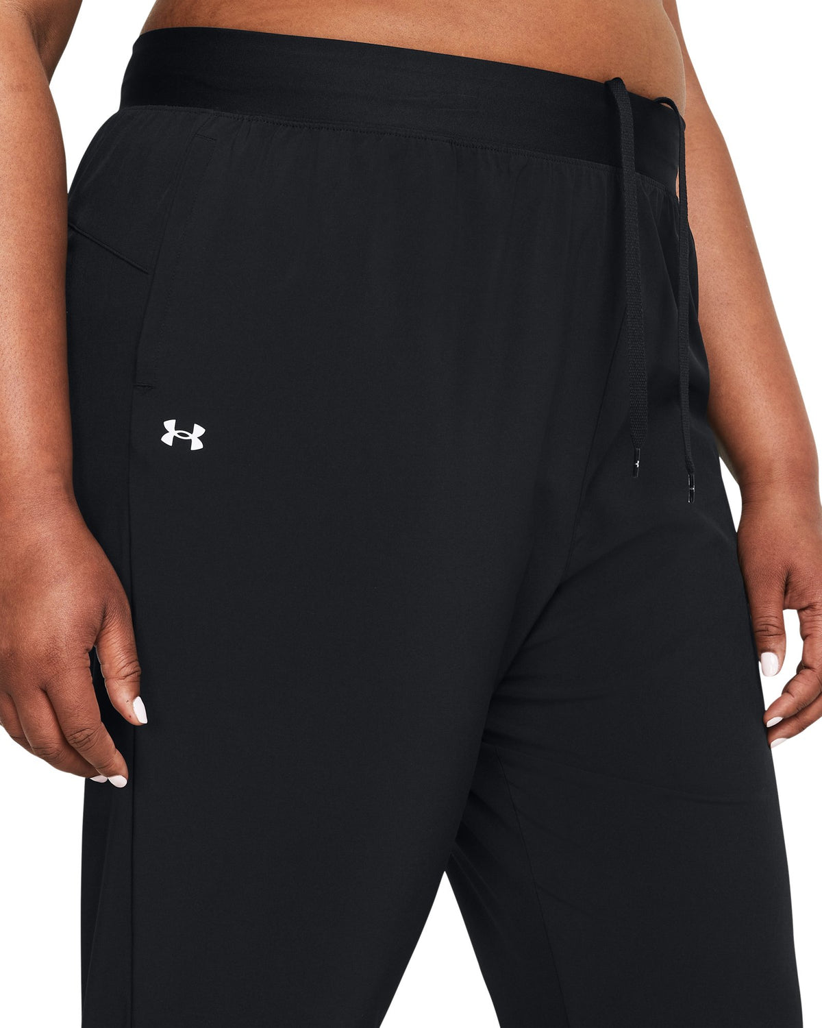 UA Rival High-Rise Woven Women's Pants - Black