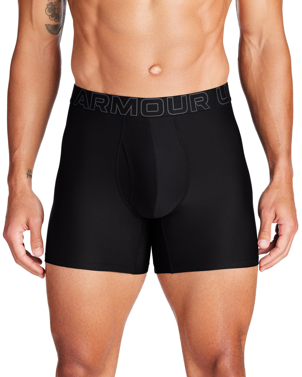 UA Performance Tech™ Men's 6" Boxerjock® - Black