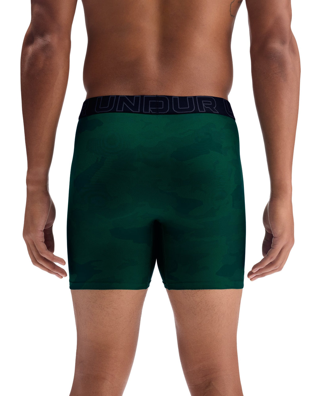 UA Performance Tech™ Printed Men's 6" Boxerjock® - Black