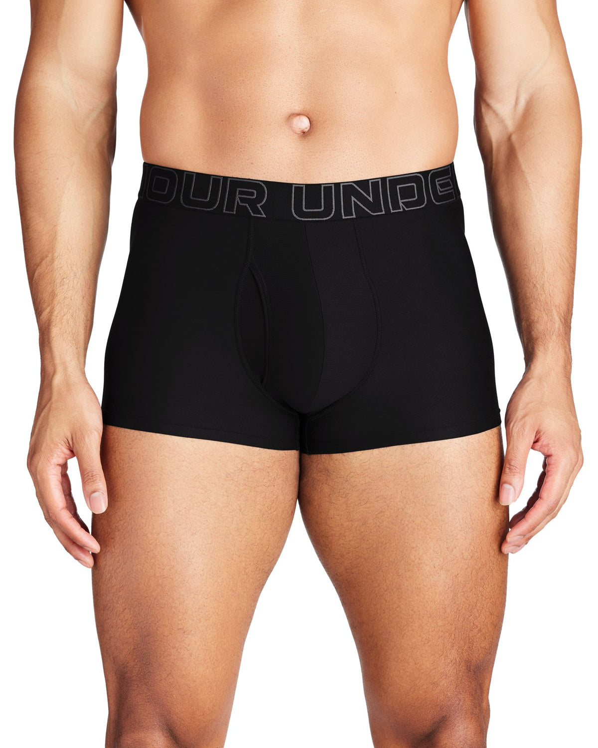 Men's UA Performance Tech™ 3" Boxerjock® null - Black