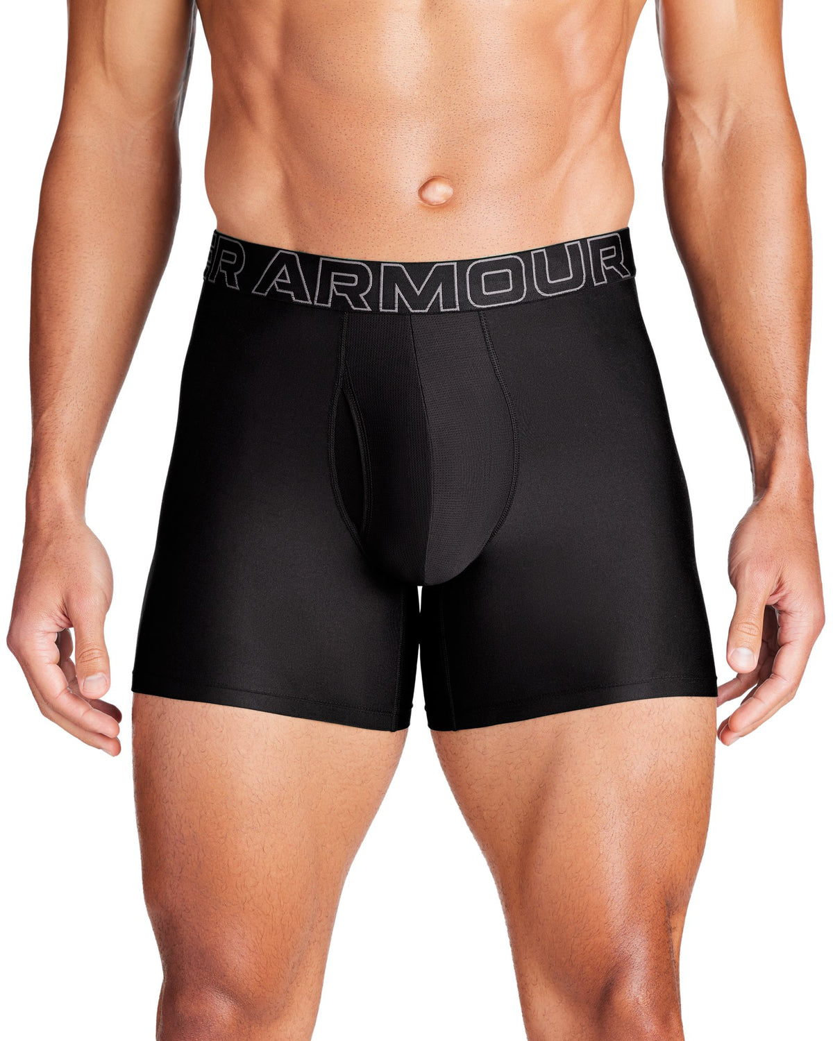 UA Performance Tech™ Men's 6" 3-Pack Boxerjock® - Black