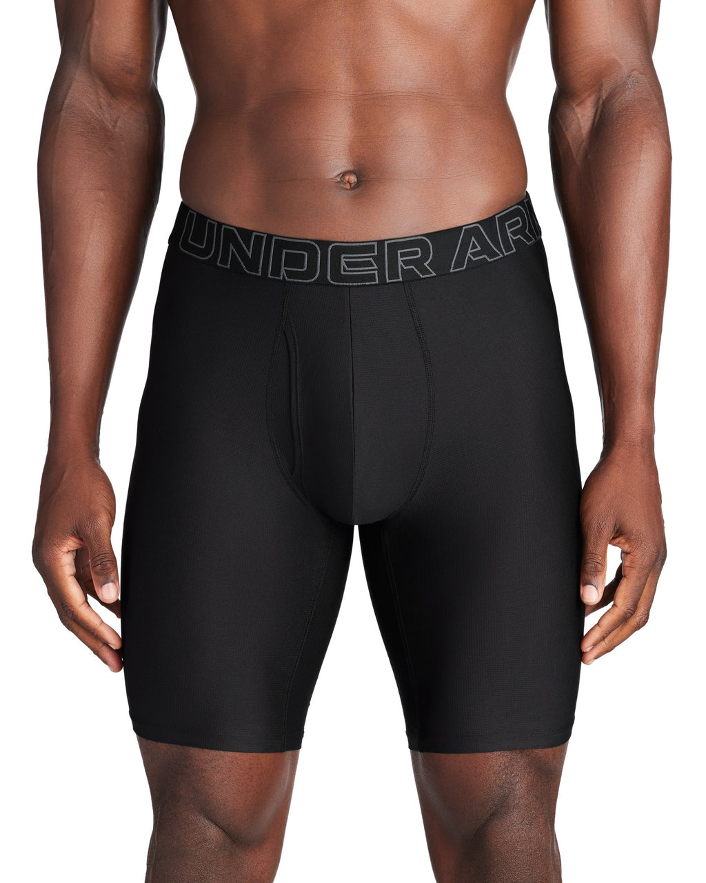 UA Performance Tech™ Mesh Men's 9" 3-Pack Boxerjock® - Black