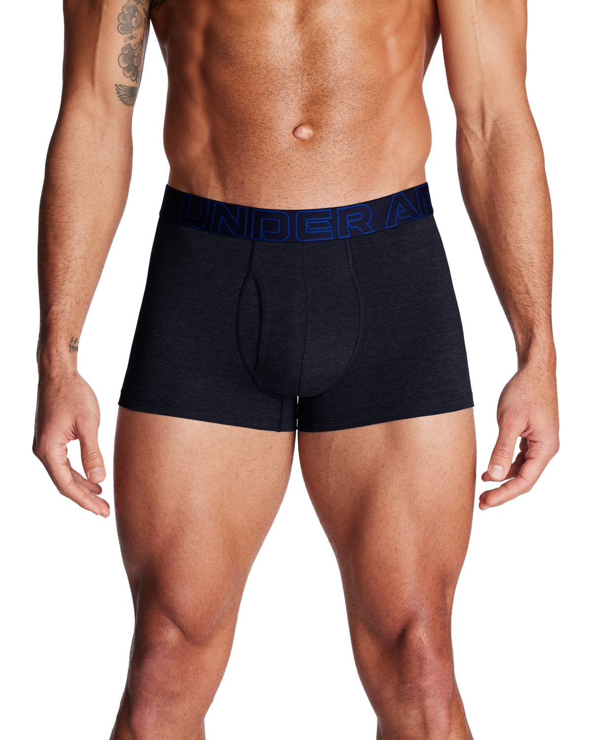 UA Performance Cotton Men's 3" 3-Pack Boxerjock® - Navy