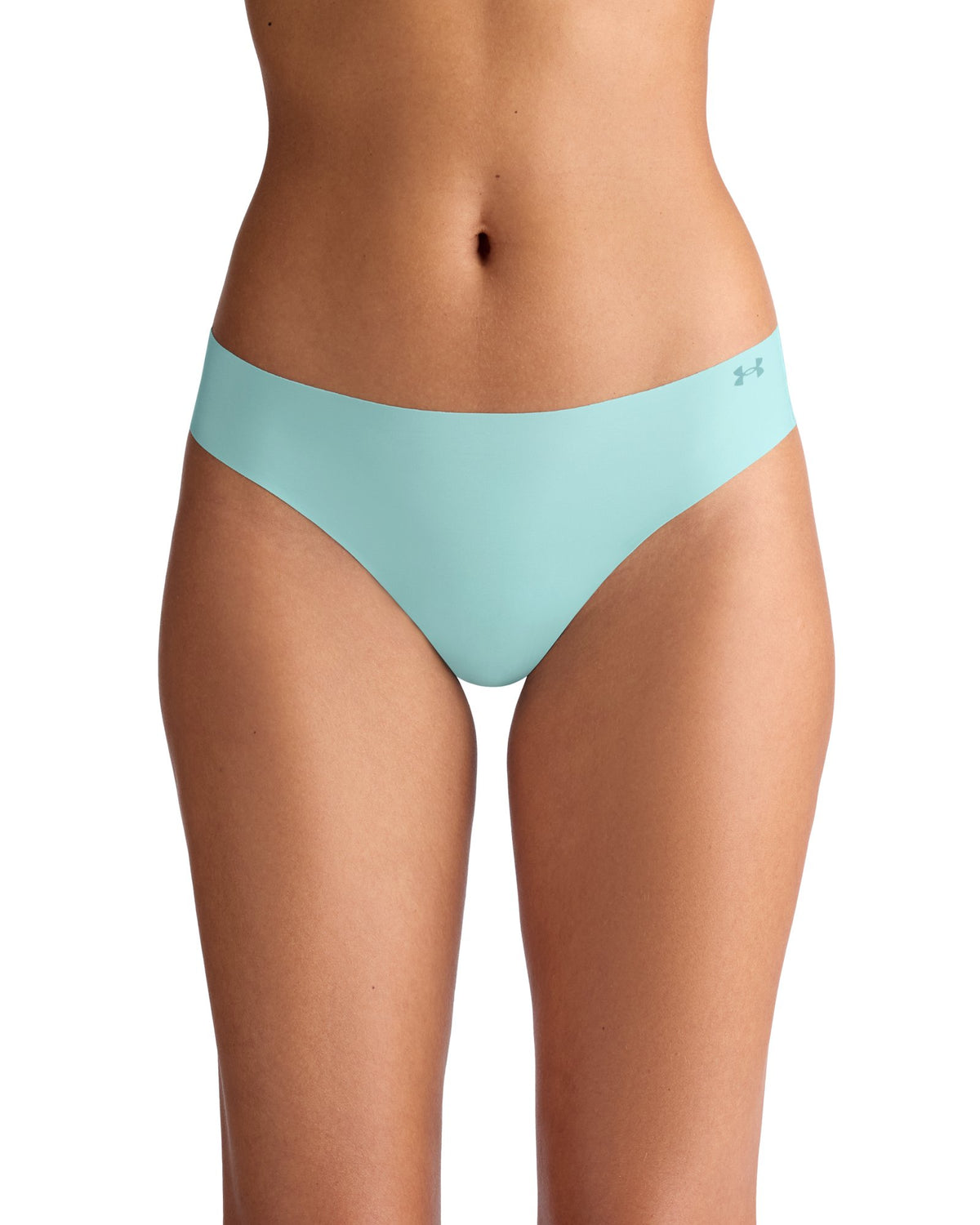 UA Pure Stretch Women's 3-Pack No Show Thong - Blue