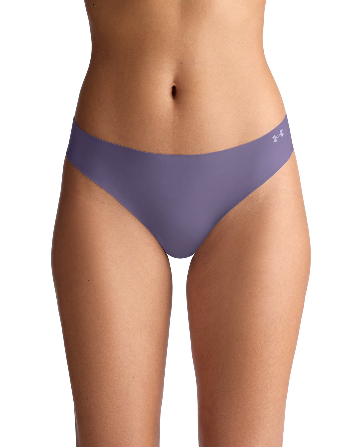 UA Pure Stretch Women's 3-Pack No Show Thong - Purple
