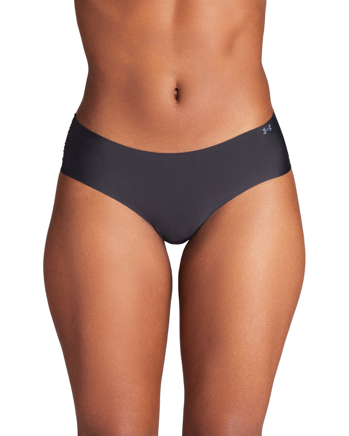 UA Pure Stretch Women's 3-Pack No Show Hipster - Brown