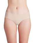 UA Pure Stretch Women's 3-Pack No Show Hipster - Brown
