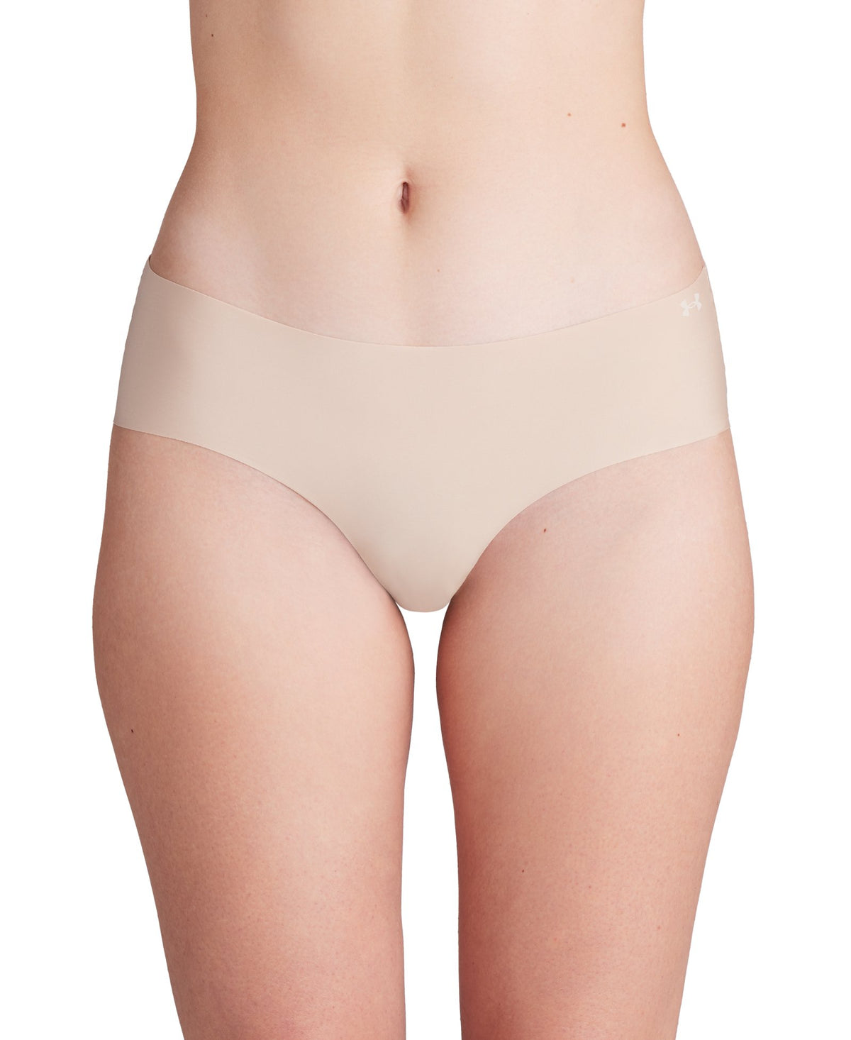 UA Pure Stretch Women's 3-Pack No Show Hipster - Brown