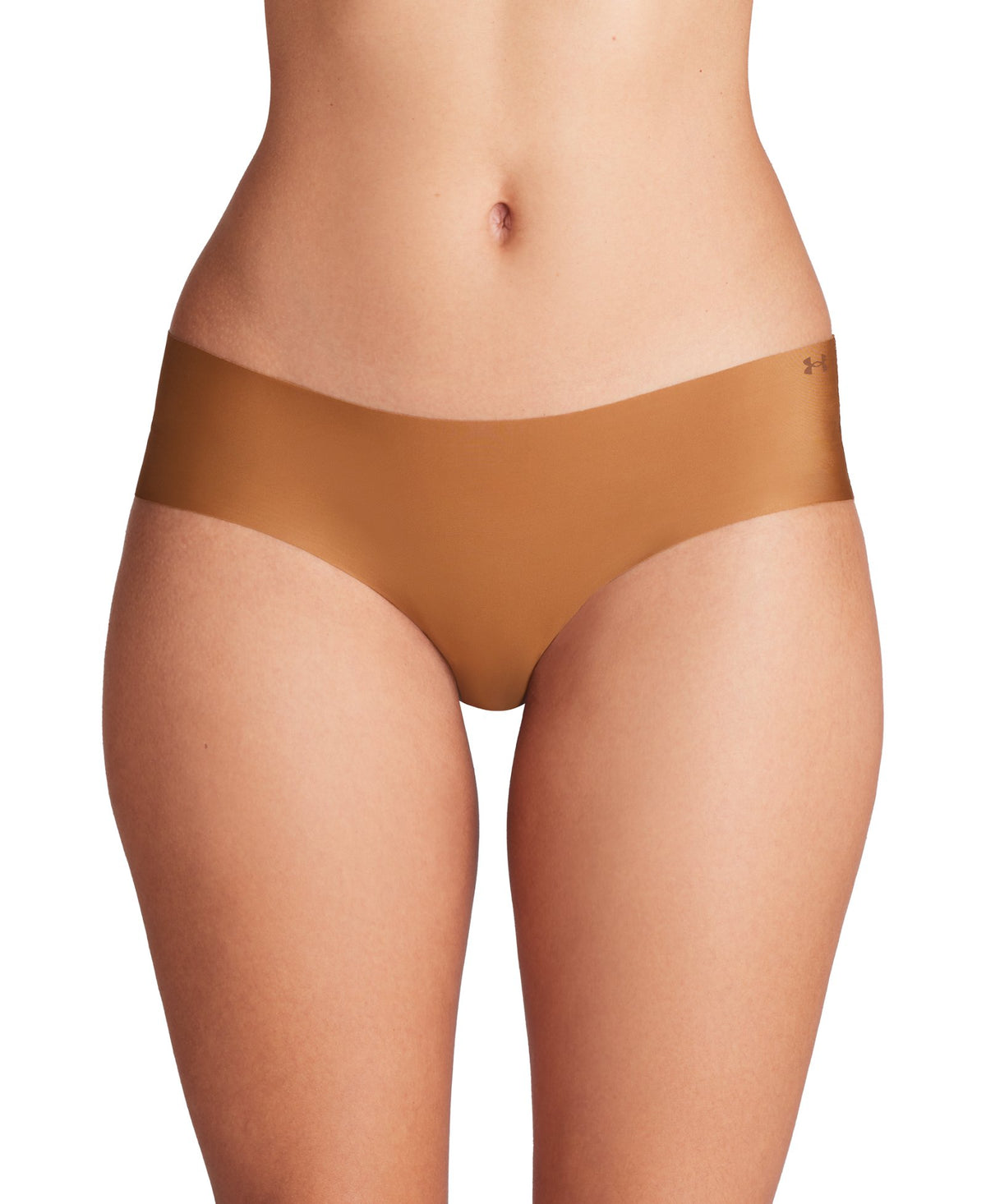 UA Pure Stretch Women's 3-Pack No Show Hipster - Brown