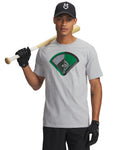 UA Baseball Icon Men's Short Sleeve - Gray