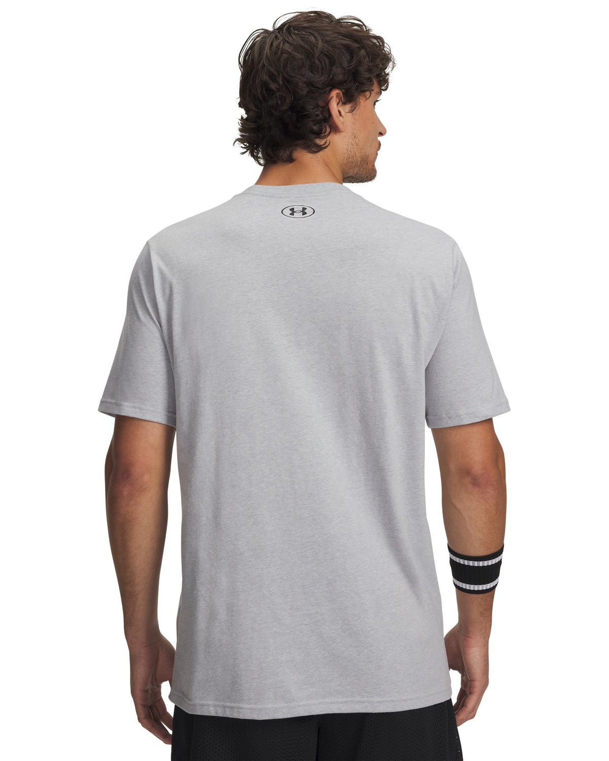 UA Basketball Icon Men's Short Sleeve - Gray