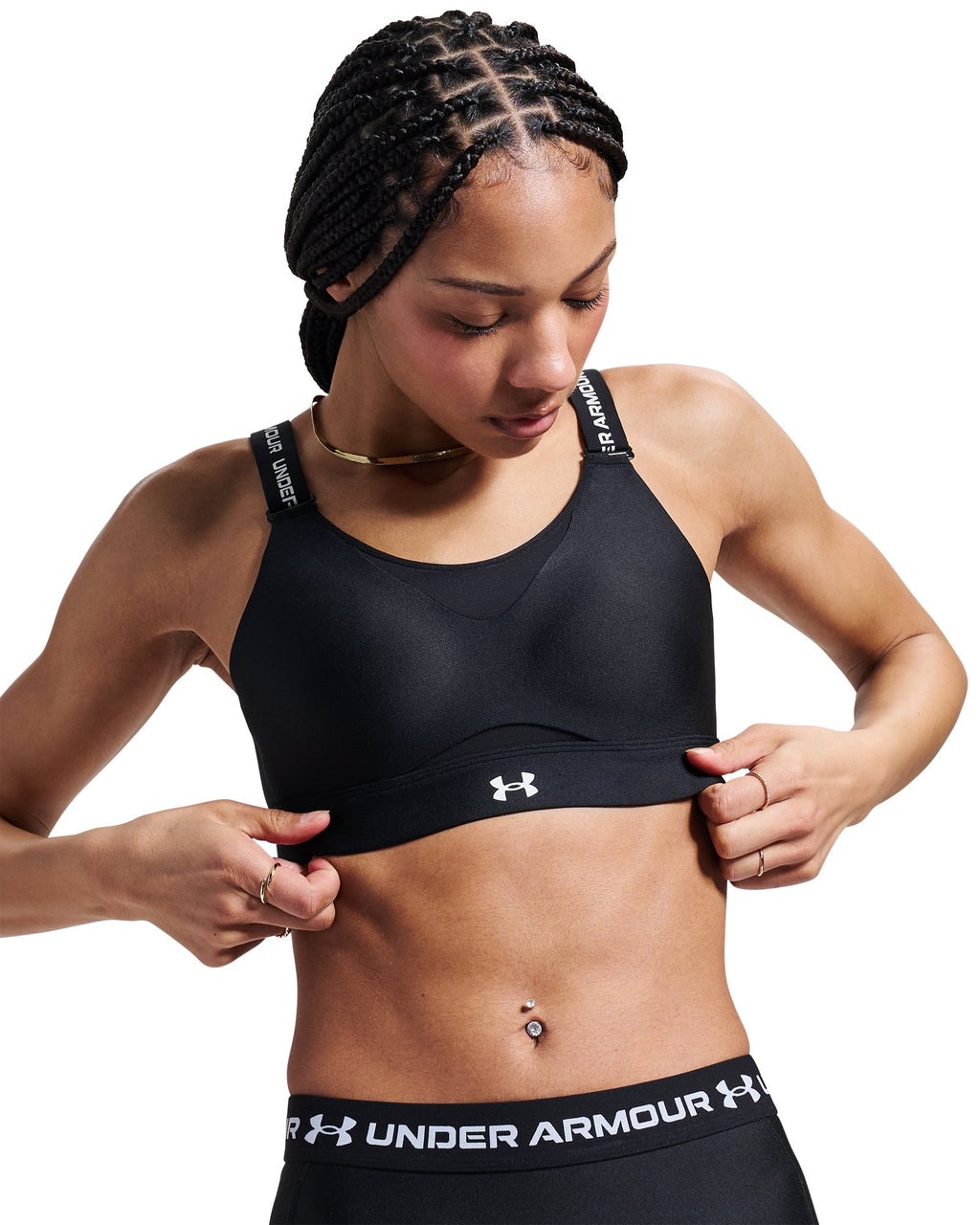 UA Infinity 2.0 High Women's Sports Bra - Black