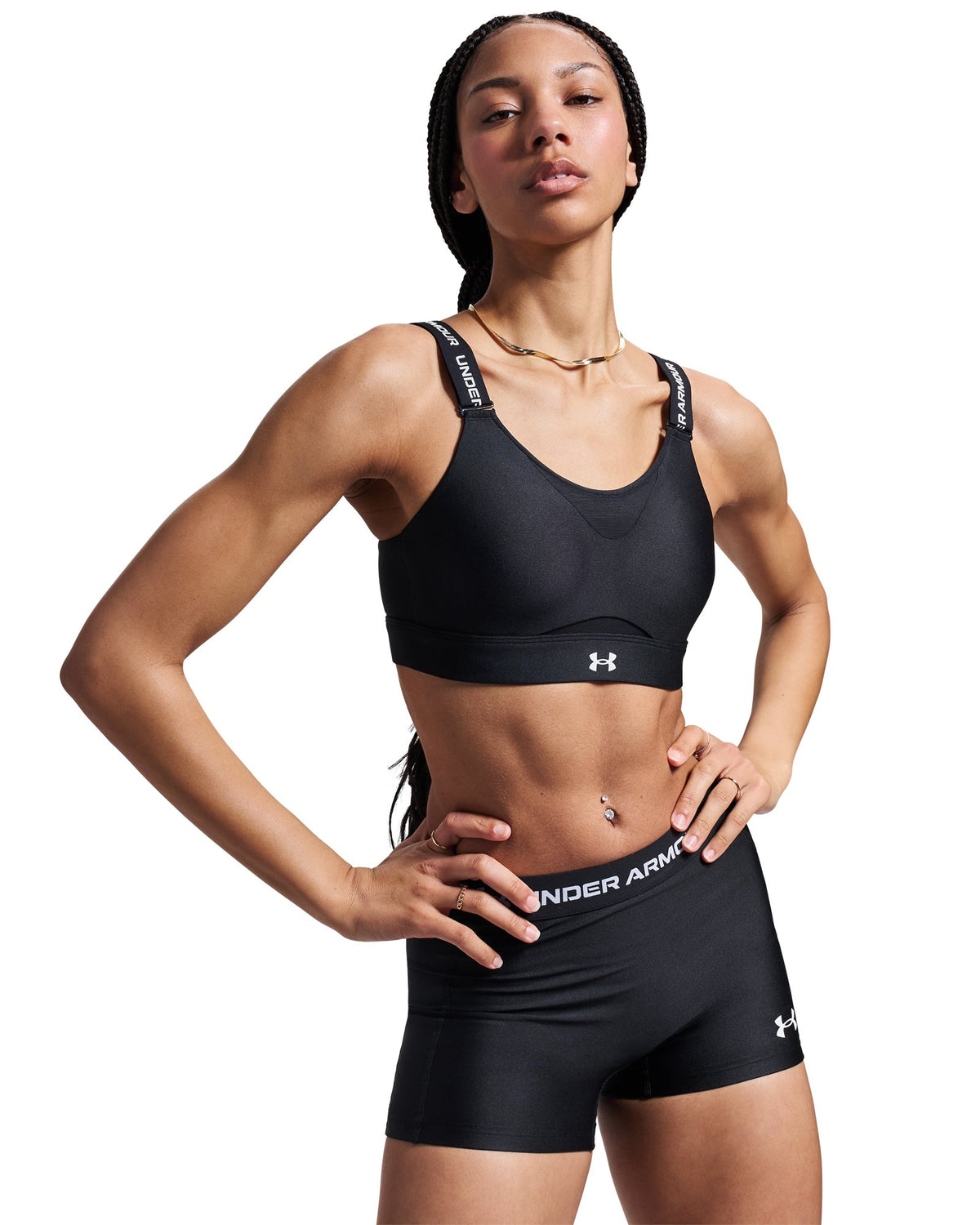 UA Infinity 2.0 High Women's Sports Bra - Black