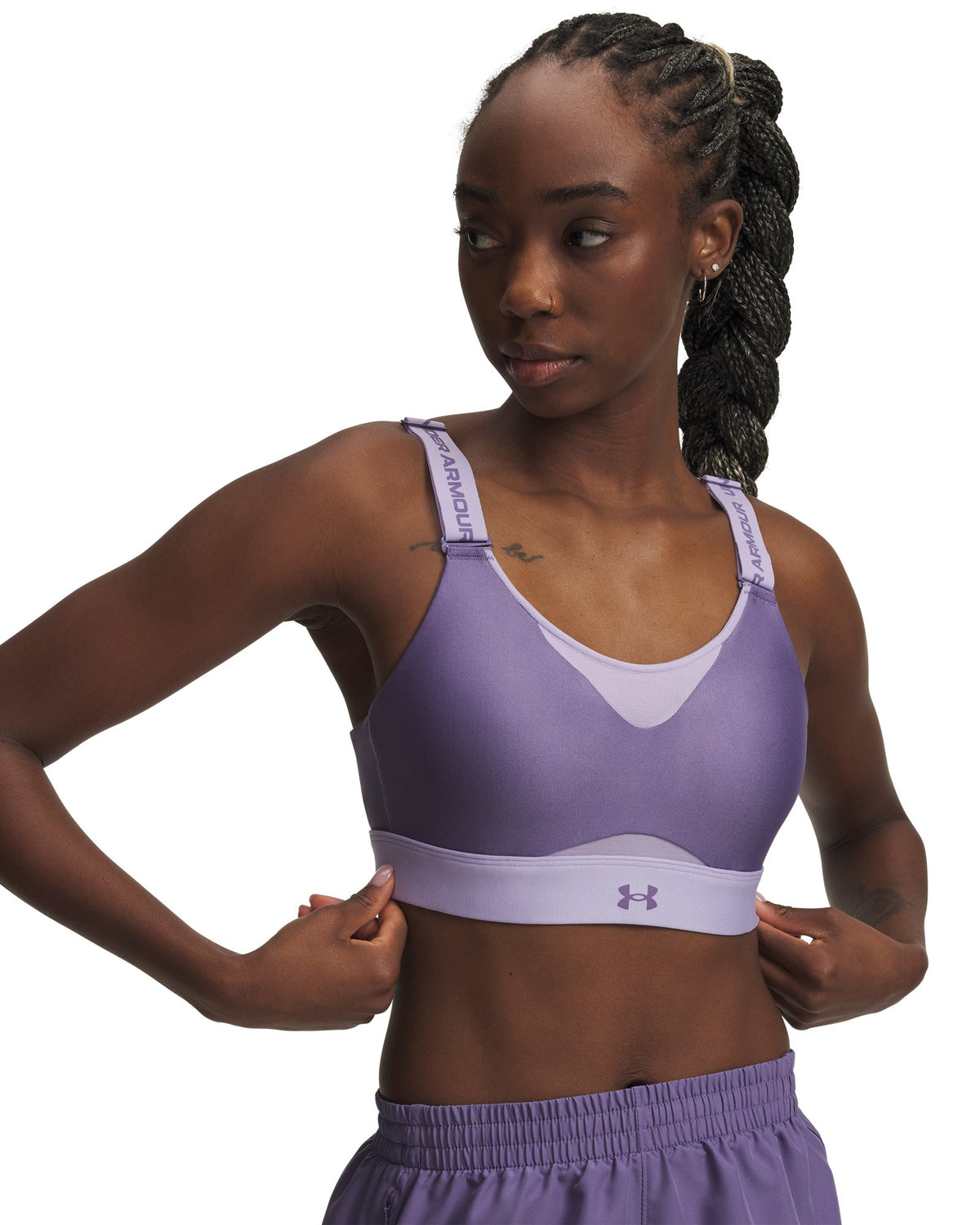 UA Infinity 2.0 High Women's Sports Bra - Purple