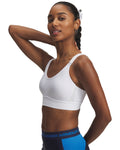 UA Infinity 2.0 Mid Women's Sports Bra - White