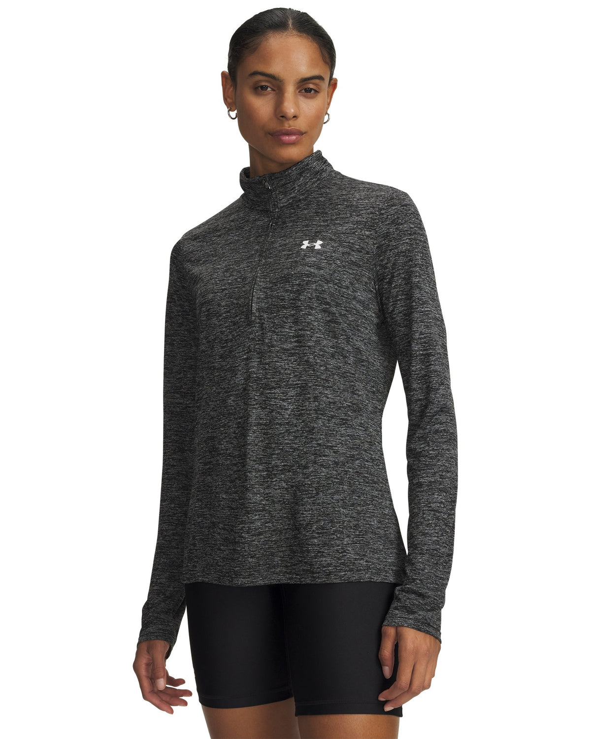 UA Tech™ Twist Women's ½ Zip - Black