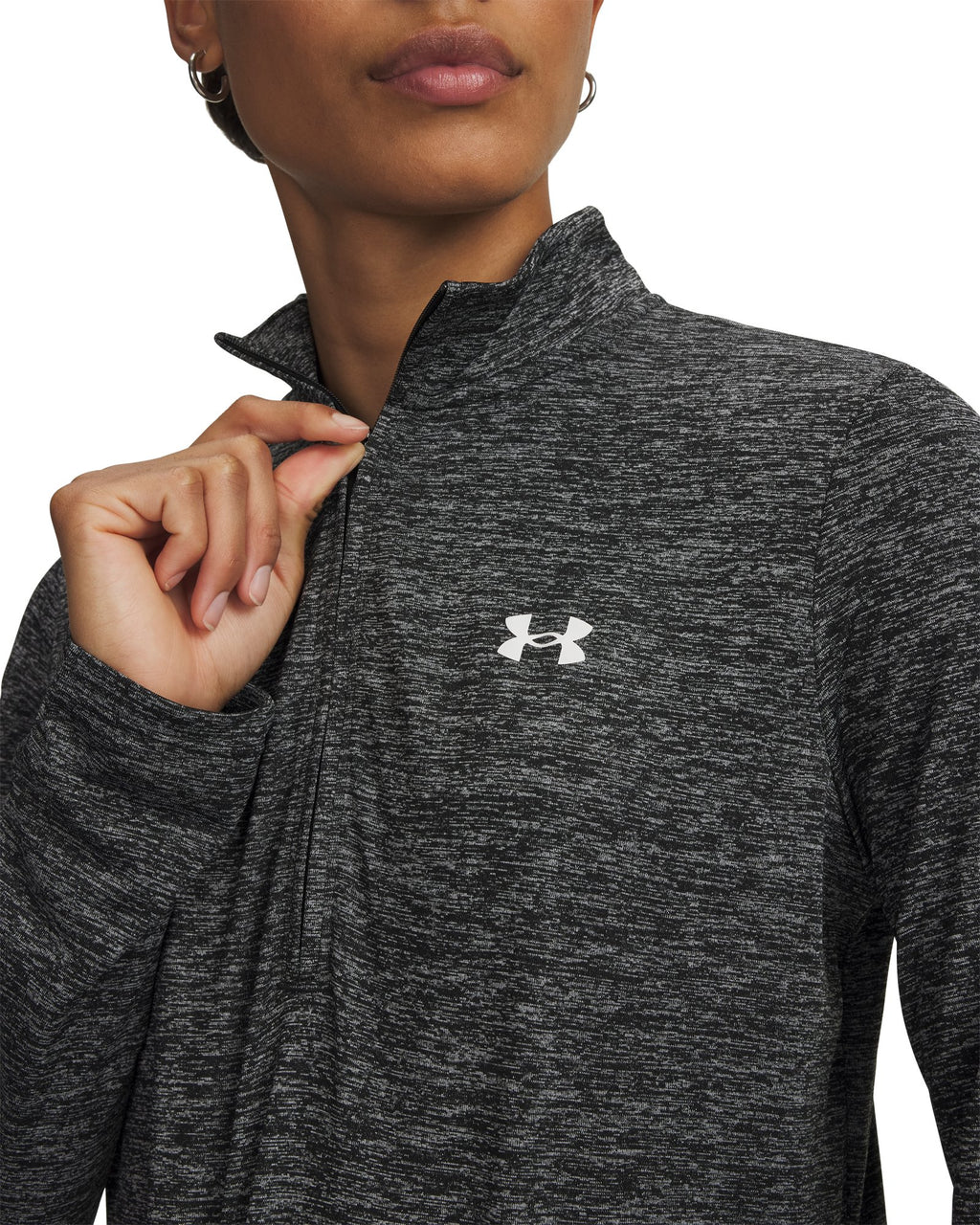 UA Tech™ Twist Women's ½ Zip - Black