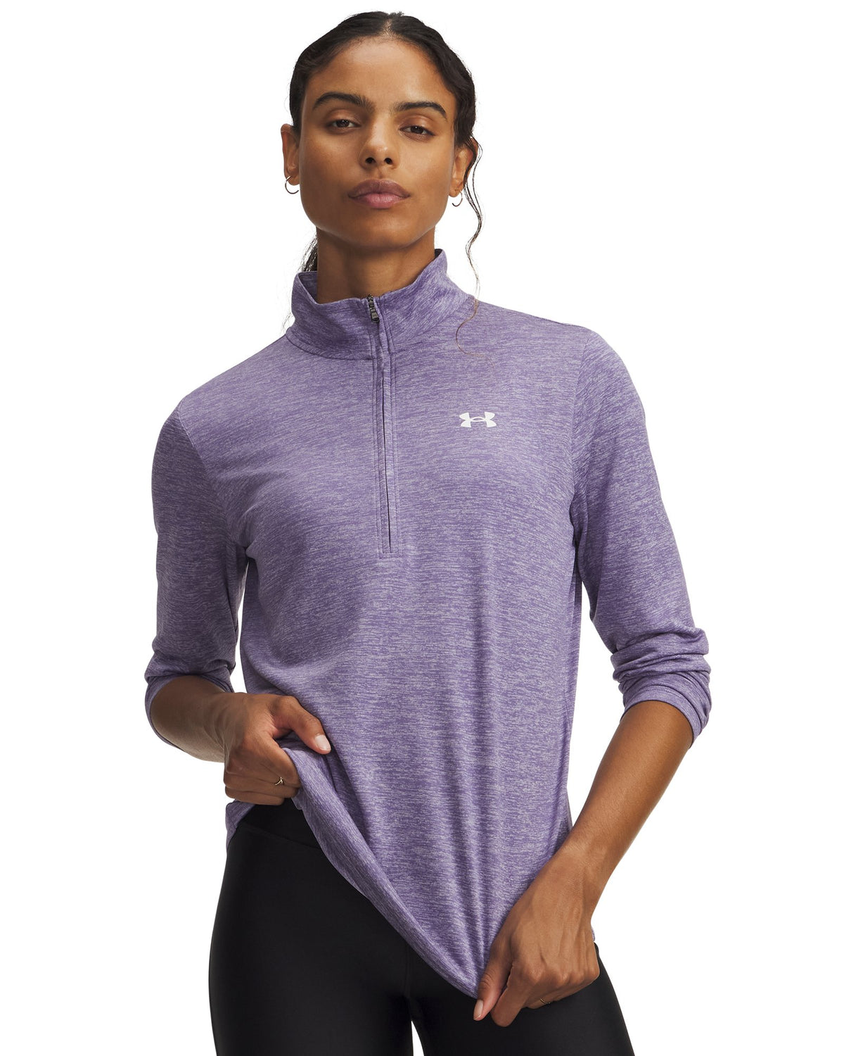 UA Tech™ Twist Women's ½ Zip - Purple