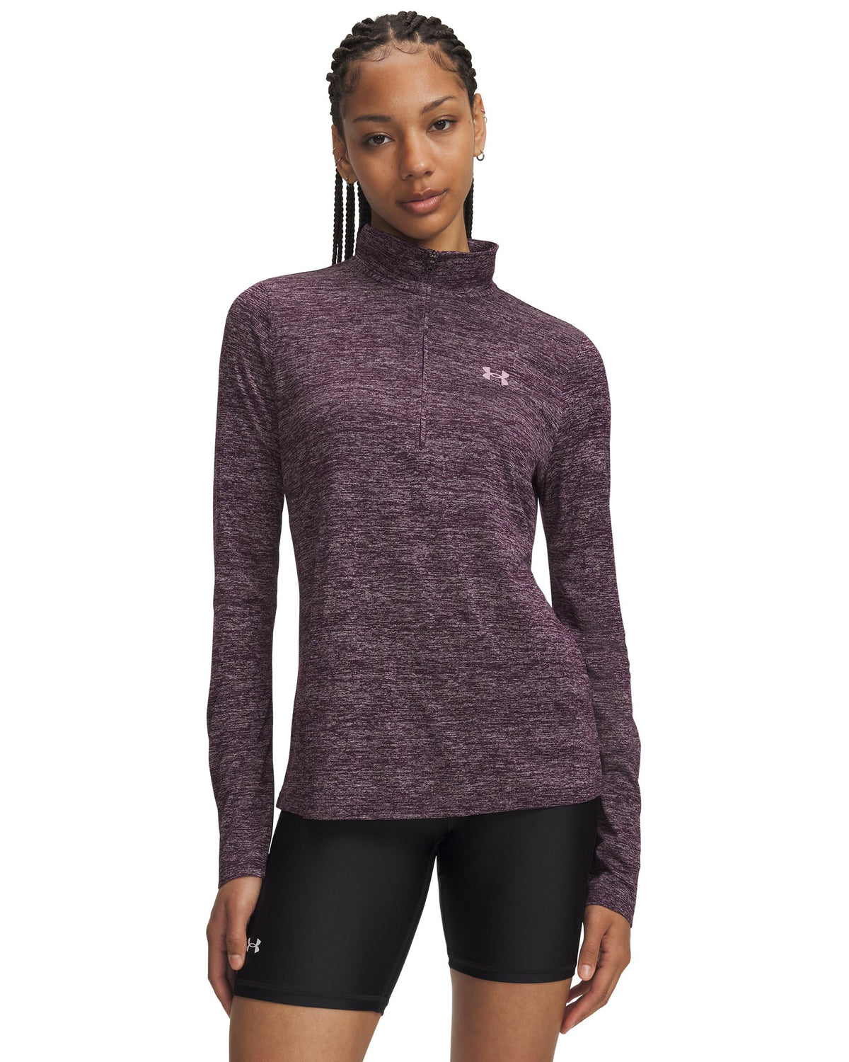 UA Tech™ Twist Women's ½ Zip - Purple