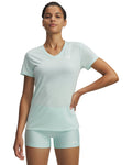 UA Tech™ Twist Women's V-Neck Short Sleeve - Green