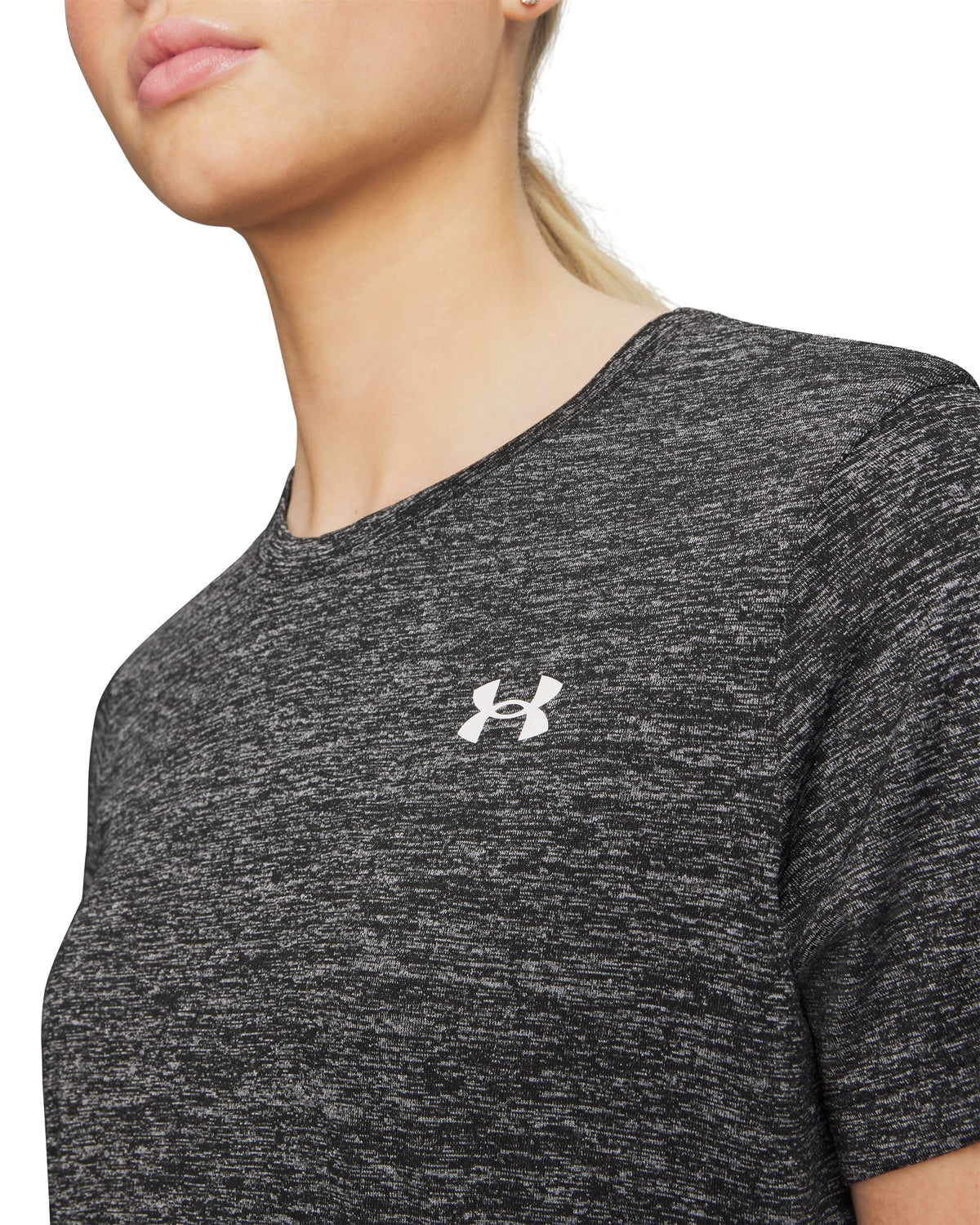 UA Tech™ Twist Women's Short Sleeve - Black