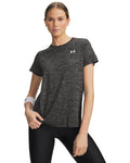 UA Tech™ Twist Women's Short Sleeve - Black
