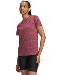UA Tech™ Twist Women's Short Sleeve - Red
