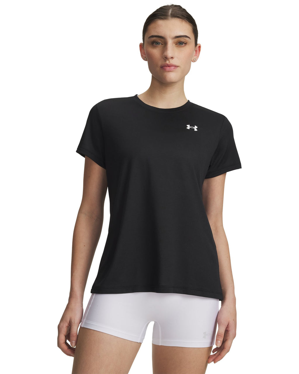 UA Tech™ Women's Short Sleeve - Black