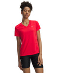 UA Tech™ Women's V-Neck Short Sleeve - Red